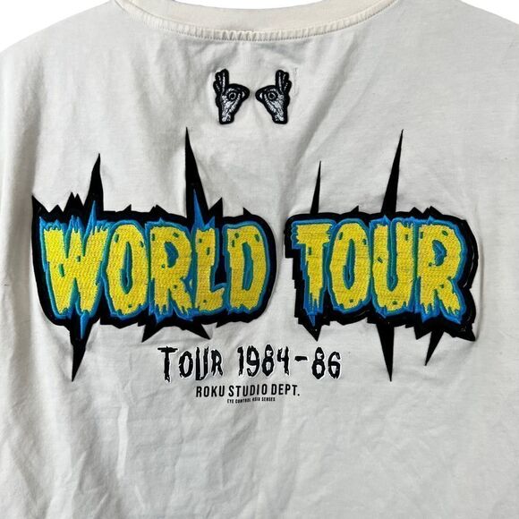 ROKU STUDIO Flying Eyeball Never Look Back T-Shirt - Picture 13 of 16